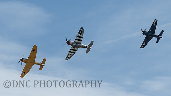 Hawker Fury FB.11 SR661, Republic P-47D Thunderbolt ‘549192 F4-J’ “Nellie”, Grumman F8F 201B .1