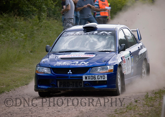 Thomas Naughton Horace Saville Mitsubishi Lancer EVO 9