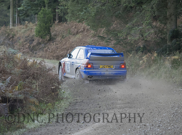 Ian Joel & Greame Wood Ford Escort Cosworth WRC