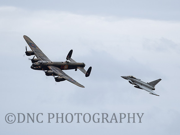 BBMF AVRO Lancaster B.1 PA474 & Typhoon FGR4 ZJ920