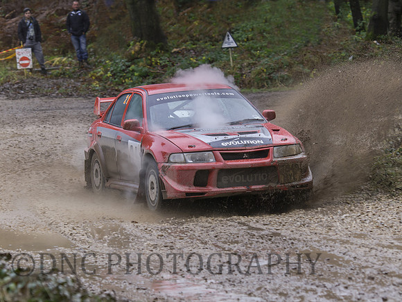 Steve Bulloss & Dave Johnson Mitsubishi EVO 6
