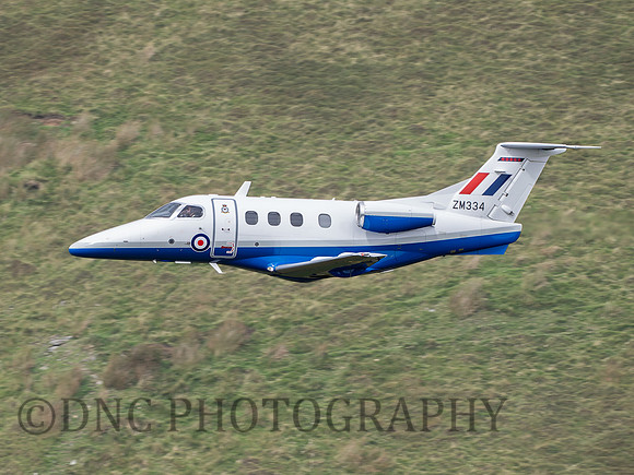 RAF Embraer Phenom T1 ZM334 Cad East 11th August