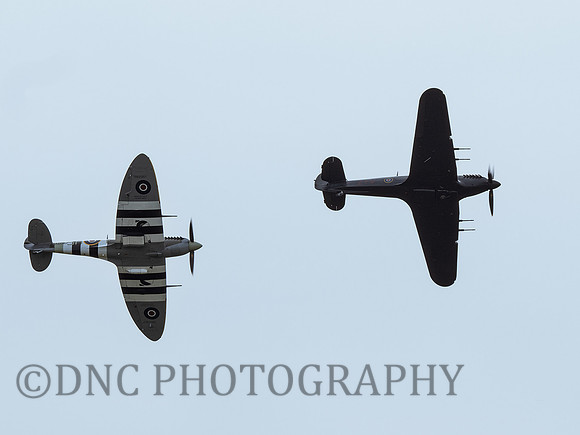 BBMF Hawker Hurricane Mk IIA PZ865 & Supermarine Spitfire MK Vb AB910