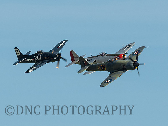 Hawker Fury FB.11 SR661, Republic P-47D Thunderbolt ‘549192 F4-J’ “Nellie”, Grumman F8F 201B .2