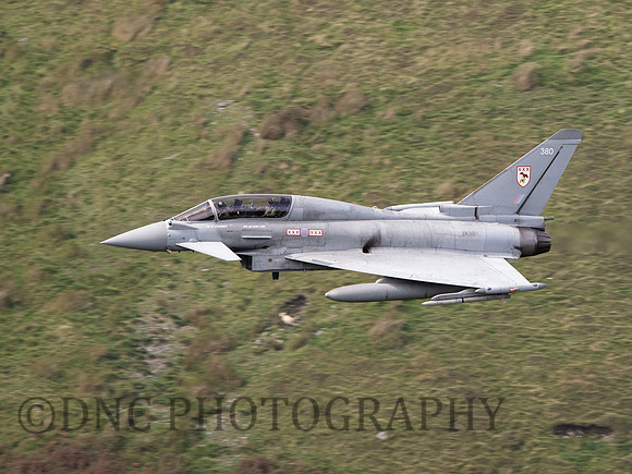 RAF Typhoon T3 ZK380 Cad East 11th August
