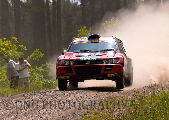 Andy Burton & Shelley Rogerson Peugeot Cosworth