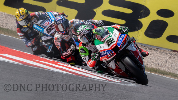 Alex Lowes Bimota by Kawasaki Racing Team KB998 Rimini leads race 1