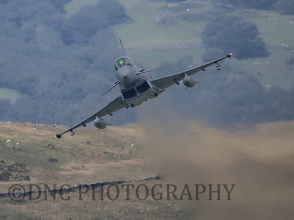 RAF Typhoon T3 ZK380 Cad East 11th August