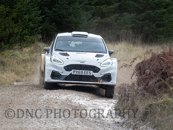 Eddie Lewis, Sion Cunniff Ford Fiesta Rally2 .1