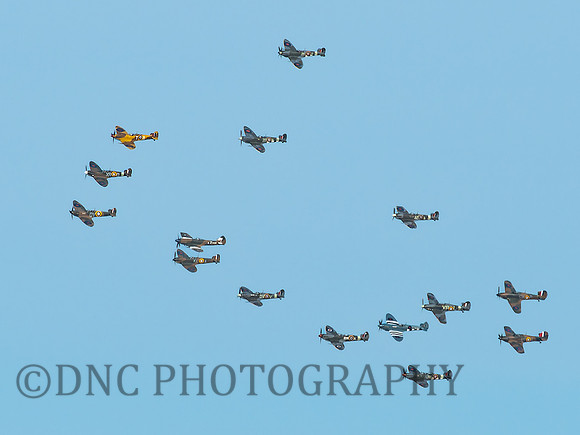 Fianl flight 12 Spitfire 3 Hurricane .1