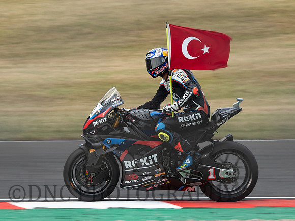 Toprak Razgatlioglu leads Super Pole Race winner