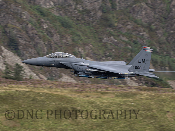 USAF F-15E Strike Eagle LN AF 01 2001 Cad East 11th August