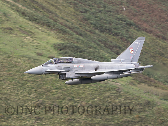 RAF Typhoon T3 ZK380 Cad East 11th August