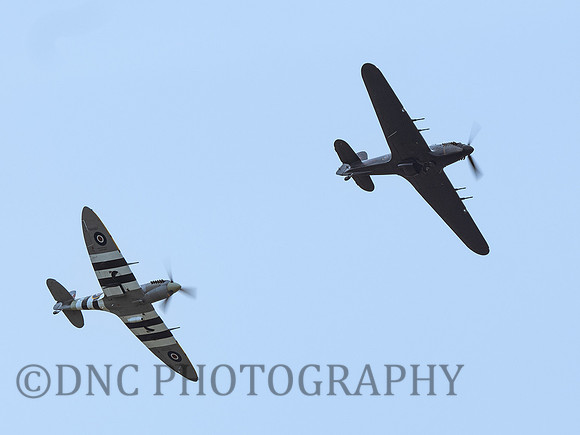 BBMF Hawker Hurricane Mk IIA PZ865 & Supermarine Spitfire MK Vb AB910