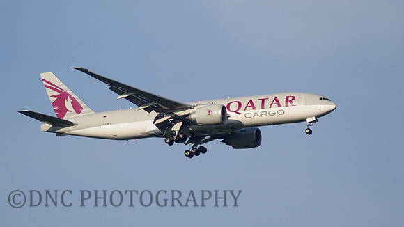 Qatar Airlines B777 A7-BFV 20th June 2022