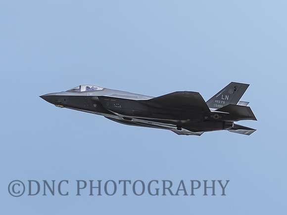 USAF Lockheed Martin F-35A Lightning II 19-5493 LN 493rd FS Grim Reapers