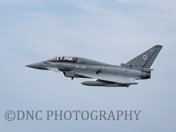 RAF Typhoon T3 ZK380 Cad East 11th August