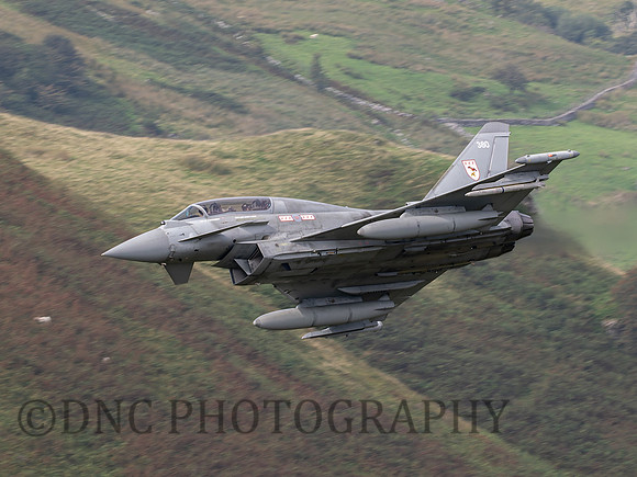 RAF Typhoon T3 ZK380 Cad East 11th August